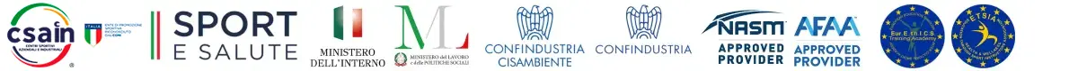 NonSoloFitness è risconosciuta dal CONI, dall'Europa, da AFAA NASM